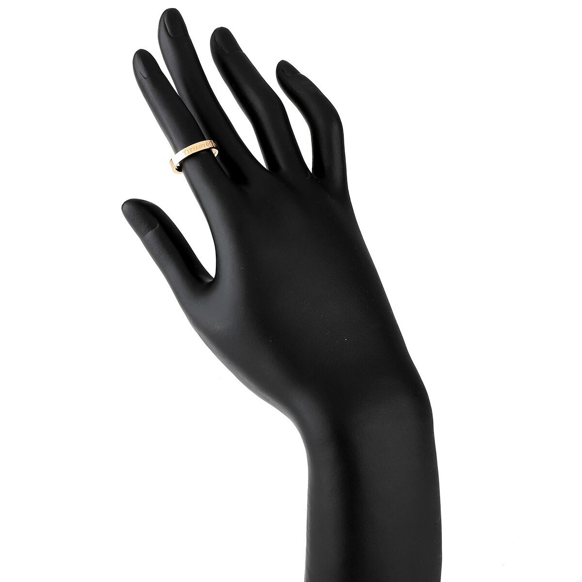 ティファニー T&CO. バンドリング 指輪 K18 8号 TIFFANY&Co. 中古  