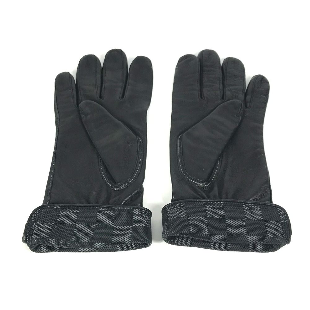 LOUIS VUITTON ルイヴィトン 手袋 ゴン ダミエ グローブ M58327 レザー