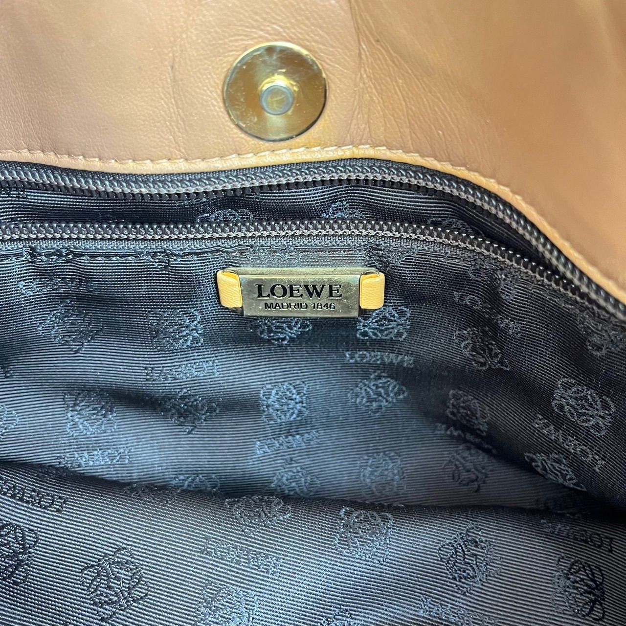 ✨良品✨ LOEWE ロエベ トートバッグ ハンドバッグ アナグラム 総柄 