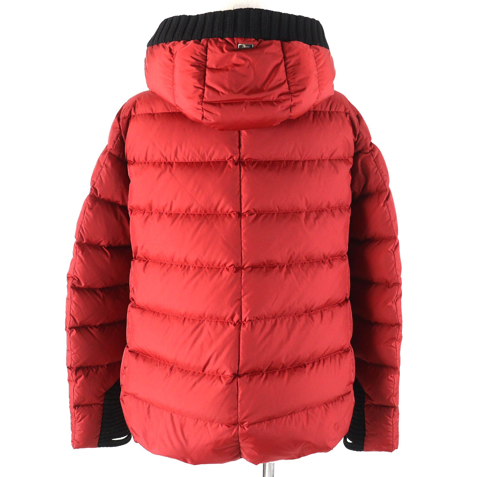 美品△Herno ヘルノ 19AW PI0975D POLAR-TECH ロゴプレート サムホール 