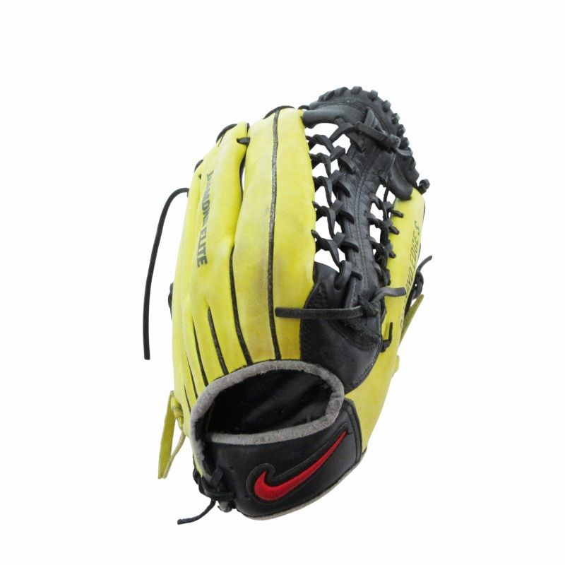 ナイキ NIKE DIAMOND EDGE S グローブ 軟式野球 外野手用 黄 黒