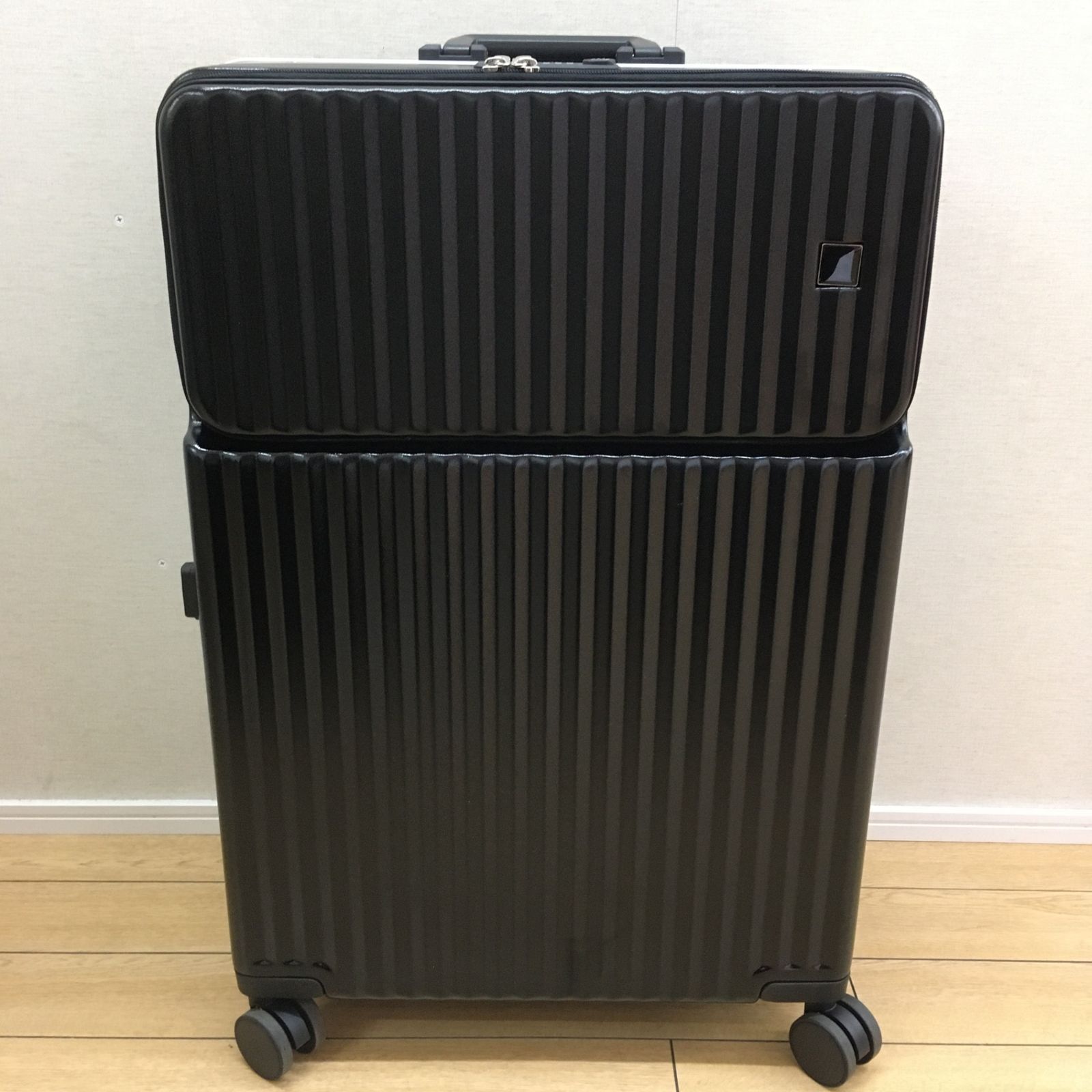 【未使用】Ashard キャリーケース スーツケース キャリーバッグ フロントオープン TSA 旅行 ビジネス 出張 97L