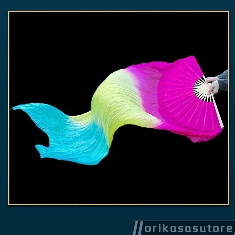 ベリーダンスファンベール ベリーダンス シルク ファンベール 単色 赤 白 ピンク : Costume