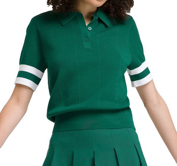 ウィルソン レディース ポロシャツ トップス Wilson Women s Essex Tennis Polo Club Green