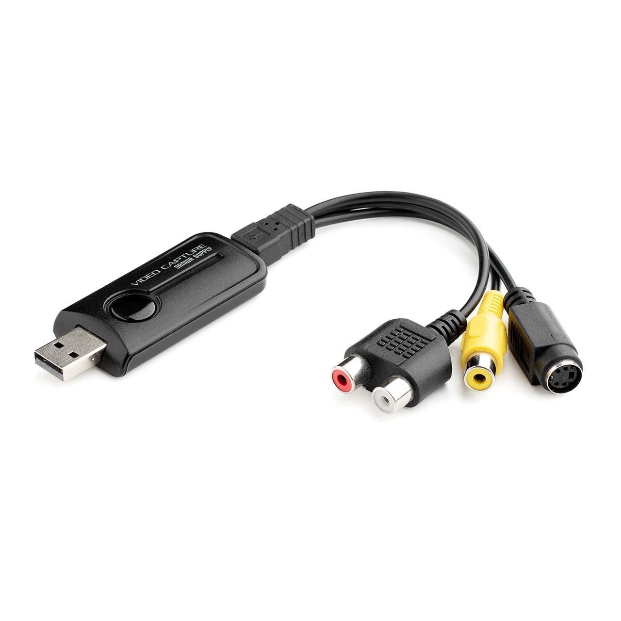 サンワダイレクト USB ビデオキャプチャー ビデオテープ デジタル化 Win/Mac対応 minidv ダビング Type-C変換アダプタ付き 400-MEDI039 