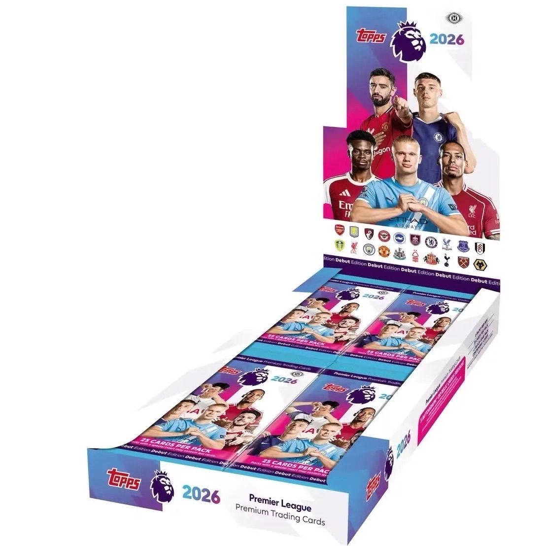 1パック販売！25枚入り！【topps premier league 2026】トップス初