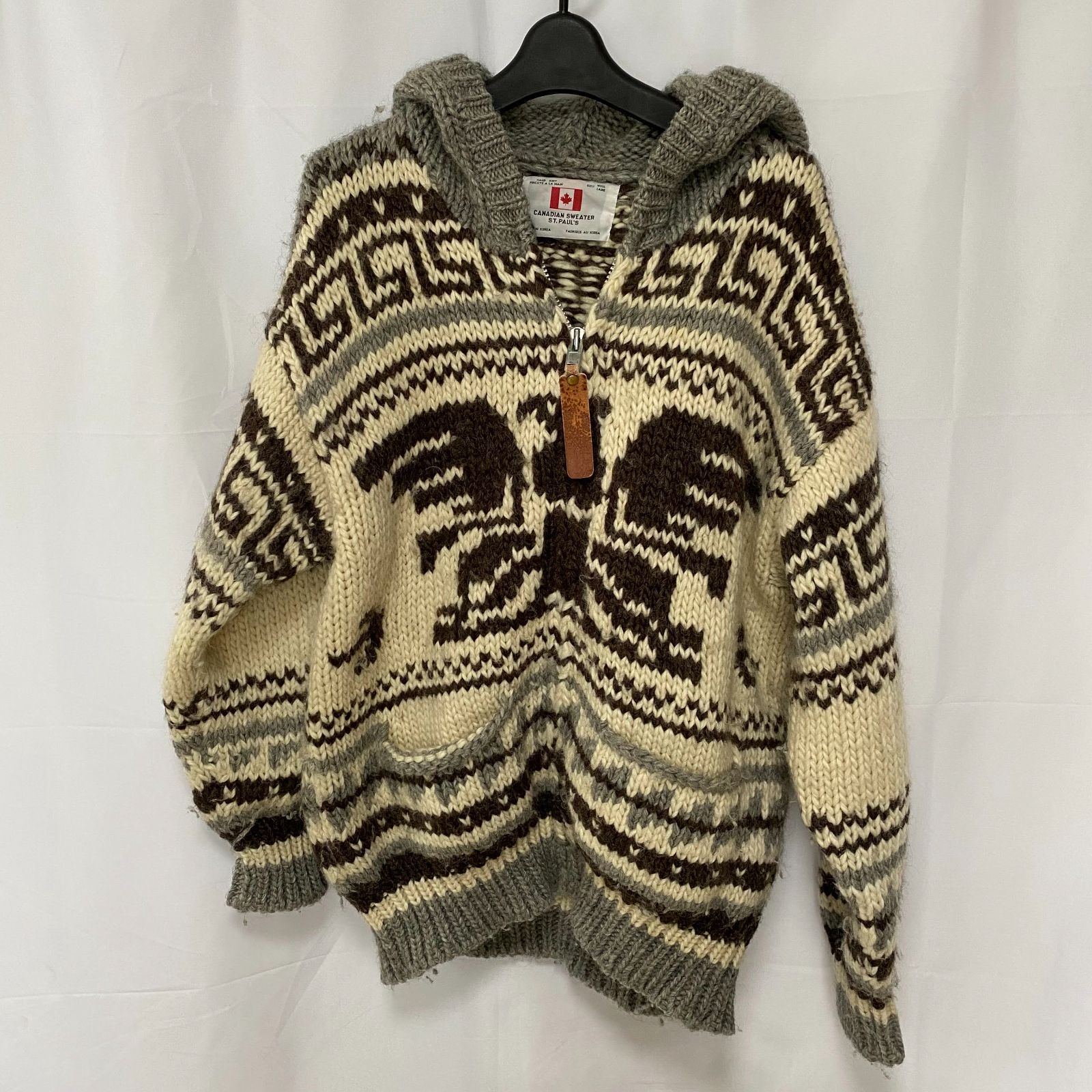 03m0243 CANADIAN SWEATER ST.PAUL'S カウチンセーター カナディアン