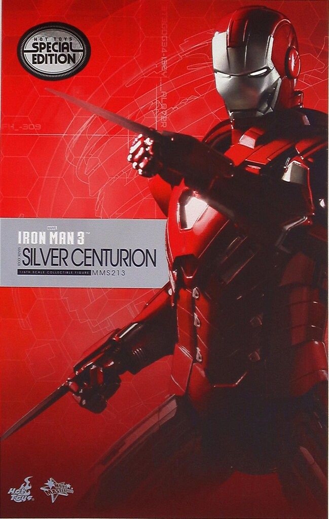 HOTTOYS MOVIE MASTERPIECE IRON MAN MARK 33 SILVER CENTURION （限定版） MMS213B