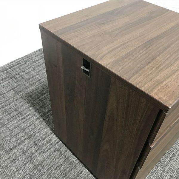 インサイドワゴン 3段 モバイルワゴン AL デスクワゴン ウォルナット MARWIL-DEMENAGEMENTS_CH