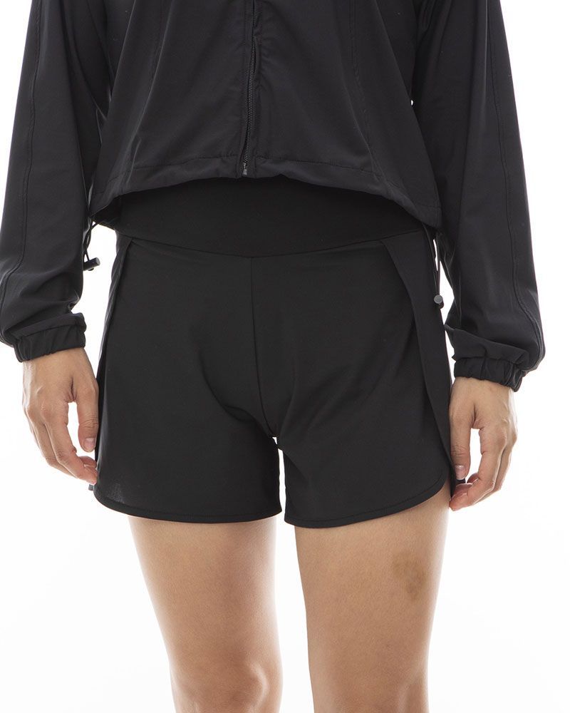 2024春夏 新品【BILLABONG/ビラボン】ACTIVE 2WAY SHORTS ストレッチトレーニングUVショートパンツ BLK レディース BE013-899