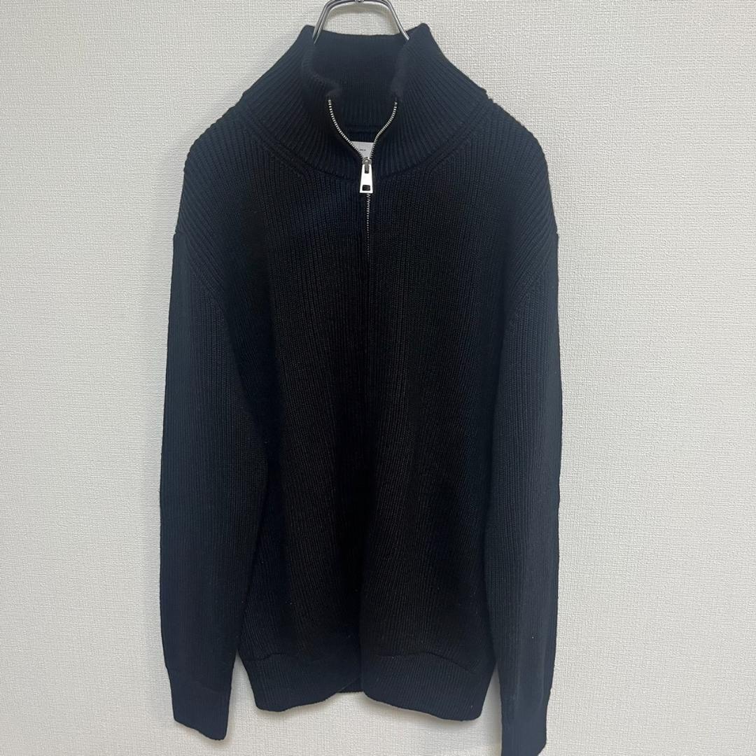 ZARA origins ブリオッシュステッチカーディガン ドライバーズニットL