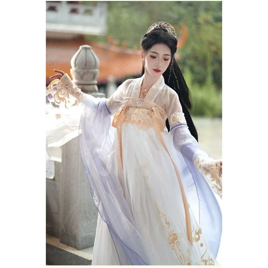 漢服 漢服仙女 中国古風 中華服 5点セット チャイナ服 チャイナドレス ワンピース コスプレ 中国古代衣装 女性 ロングドレス おしゃれ ステ