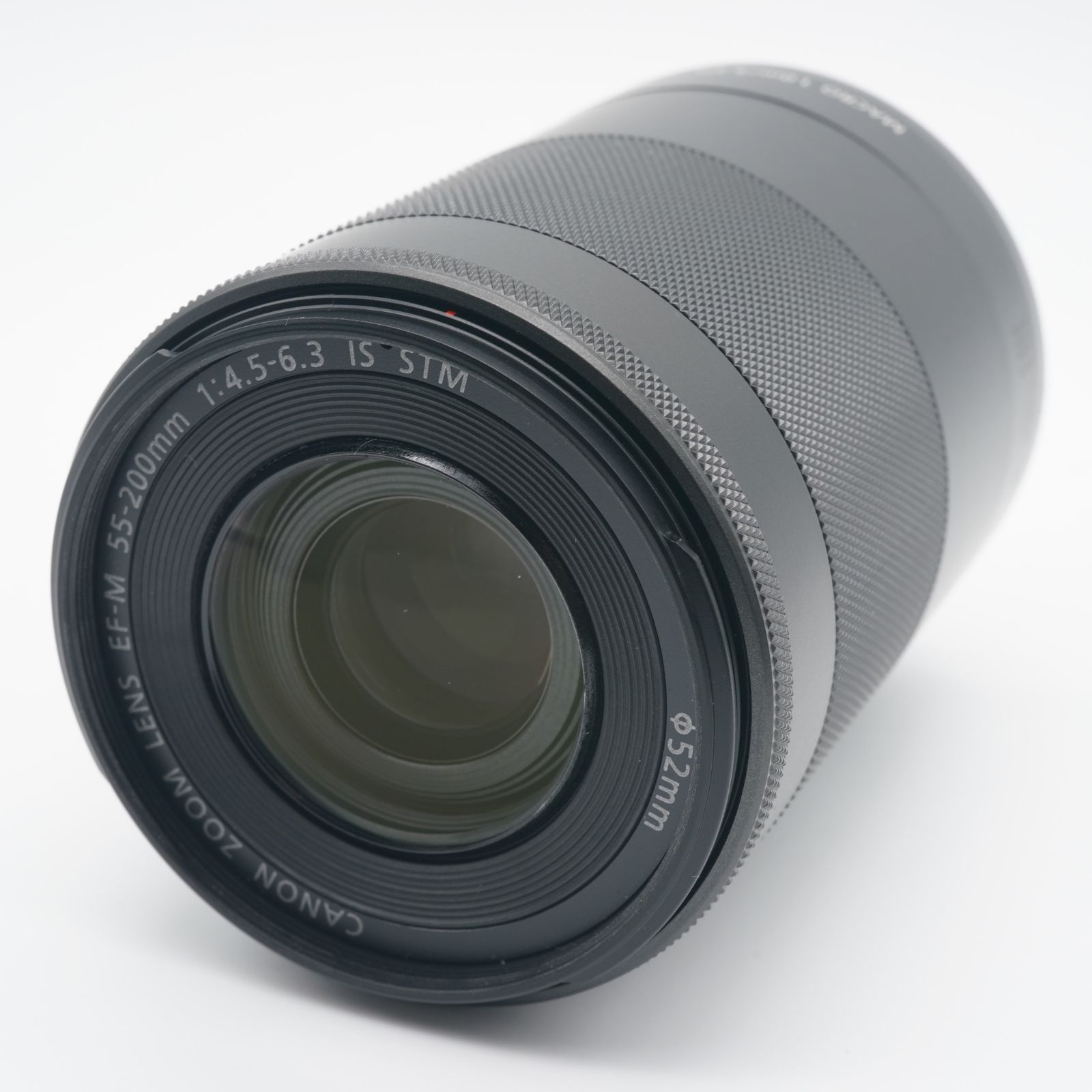 ほぼ新品 Canon EF-M 55-200mm F4.5-6.3 IS STM 別売りフード付 