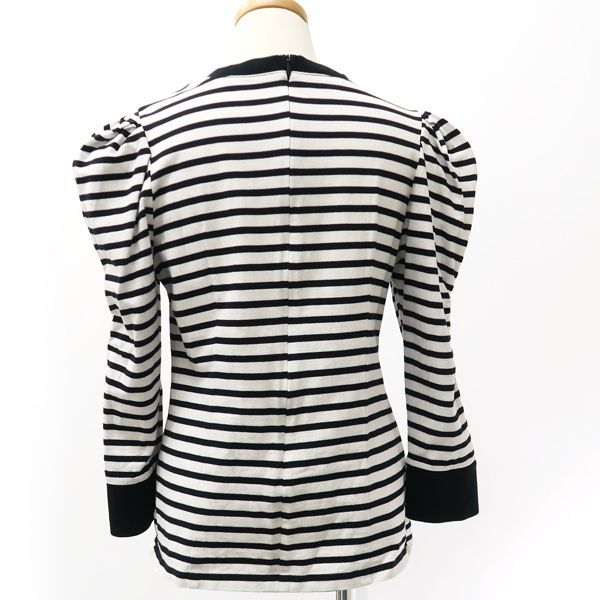 BORDRES at BALCONY◆長袖カットソー/36/コットン/WHT/ストライプ/BD2121-2B-11 174081107.jpeg?cmsp_timestamp=