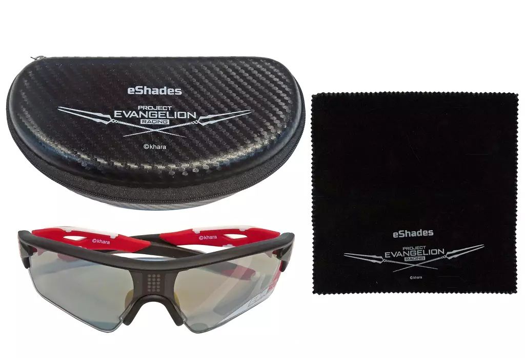 アクセサリー 非金属 2号機モデル 瞬間調光サングラス エヴァンゲリオン RACING×eShades