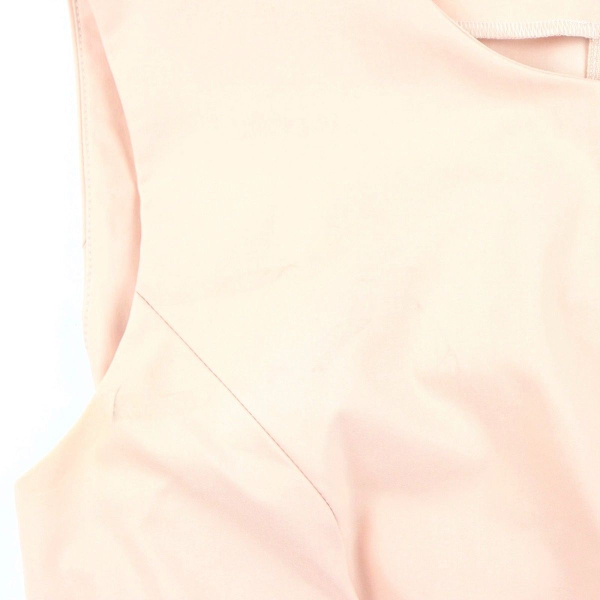 美品　フォクシーニューヨーク　ノースリーブ　紐リボン付ワンピース　ピンク　38 極美品】フォクシー FOXEY NEW YORK リップル サマーニット