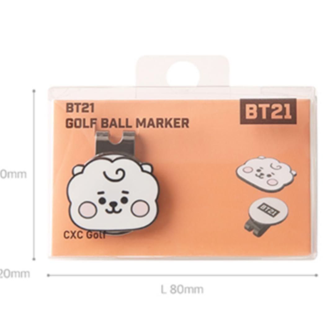 BT21 GOLFボールマーカー - ラウンド用品・アクセサリー