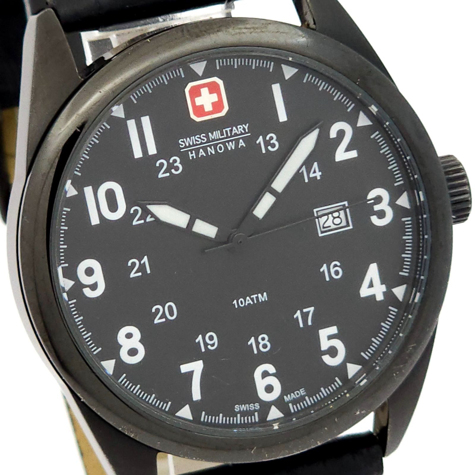 SWISS MILITARY スイスミリタリー ハノワ 6-4181 QZ 動作品