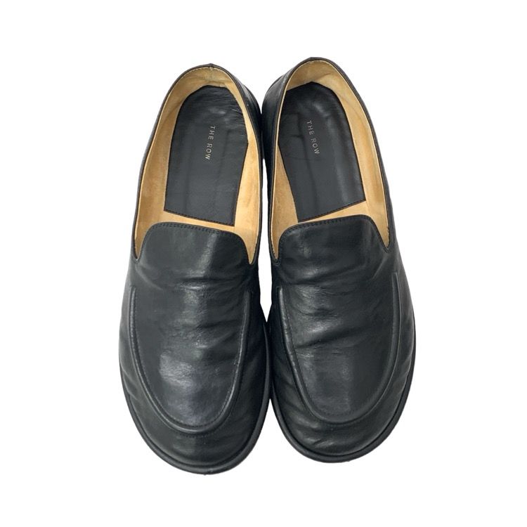 THE ROW ザ ロウ CANAL ナッパレザー フラットシューズ