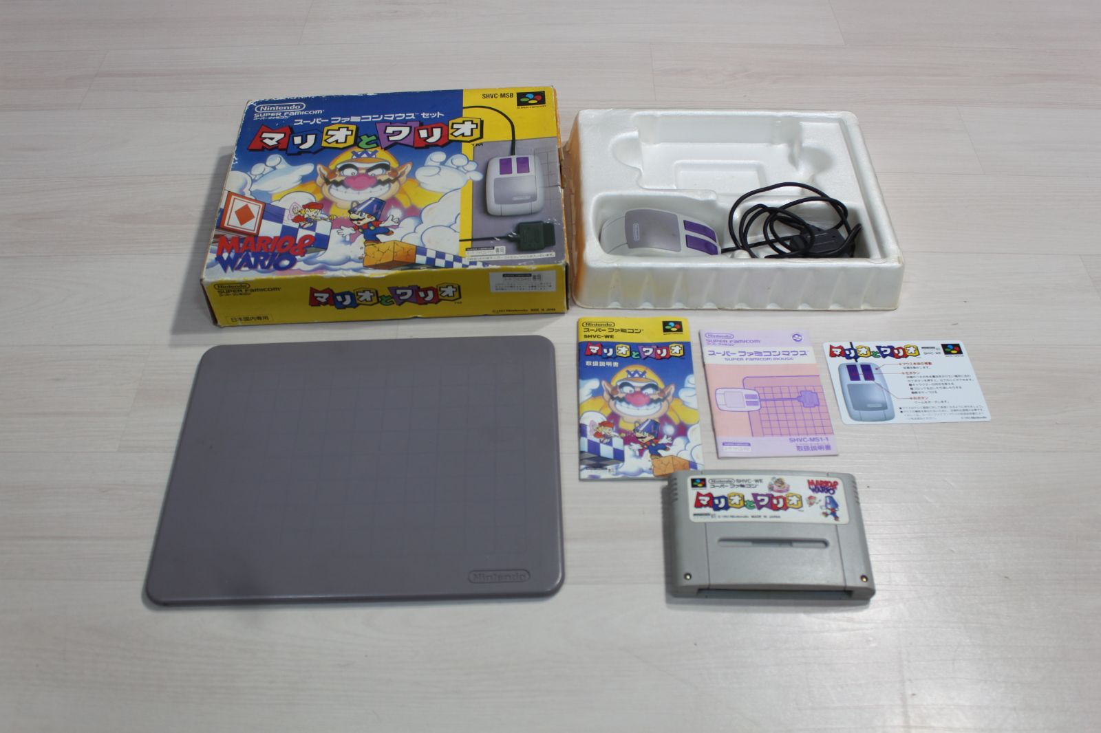 中古品　スーパーファミコン　ソフト　マリオとワリオ