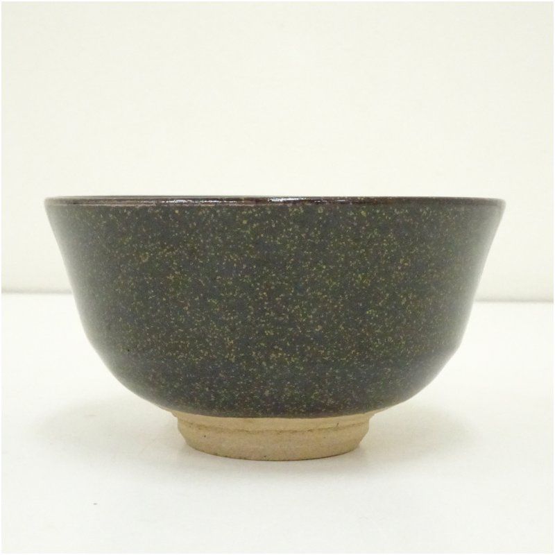 赤膚山元窯 古瀬尭三作 抹茶茶碗 茶道具 共布 共箱 西とA