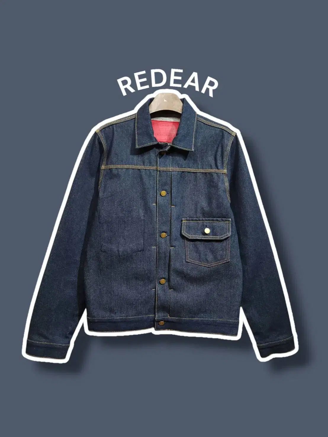 L ／ REDEAR ポケット デニム ジャケット 0422