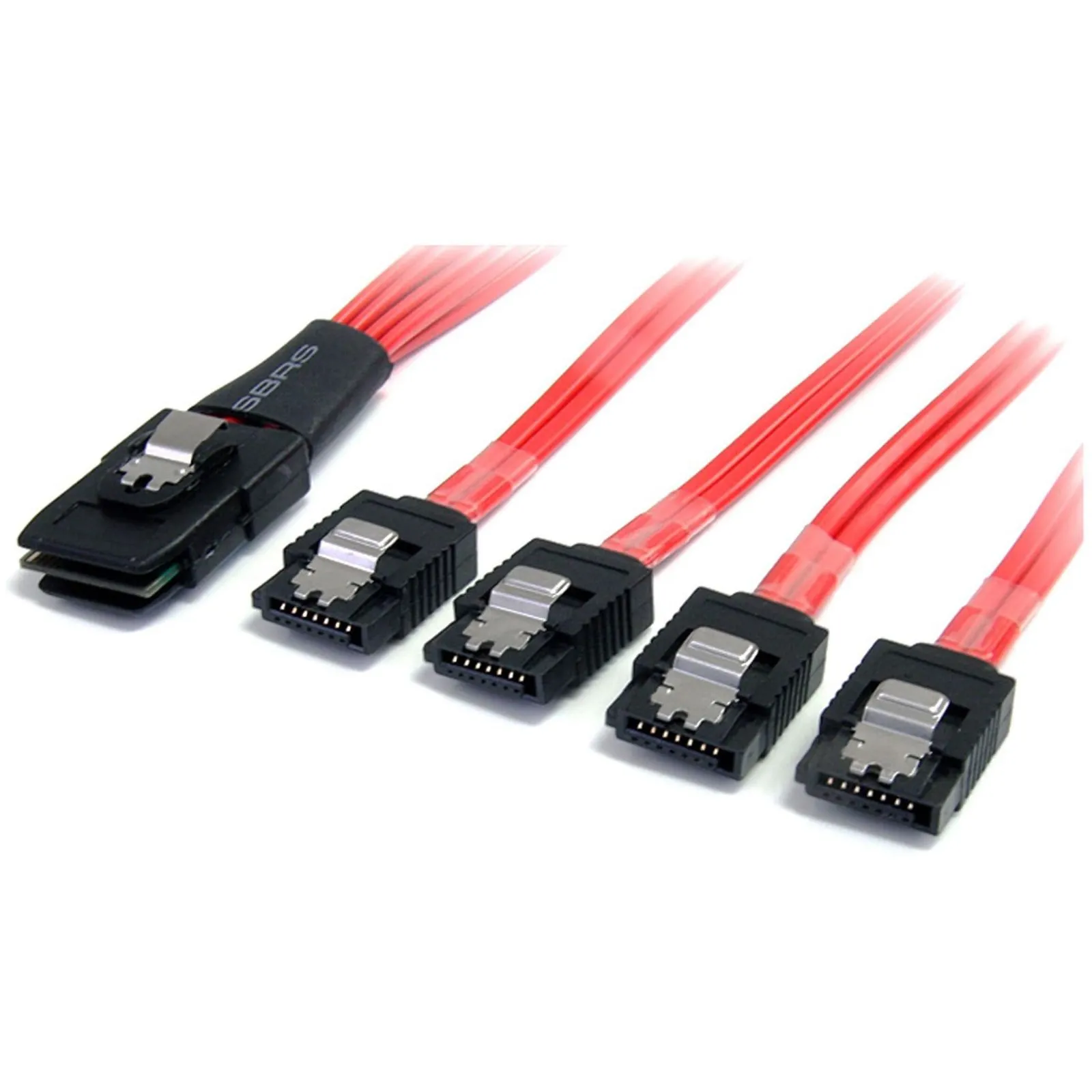 おまとめ専用 PC周辺機器 StarTech.com SAS SFF-8087(miniSAS)-4x ラッチ付きSATA