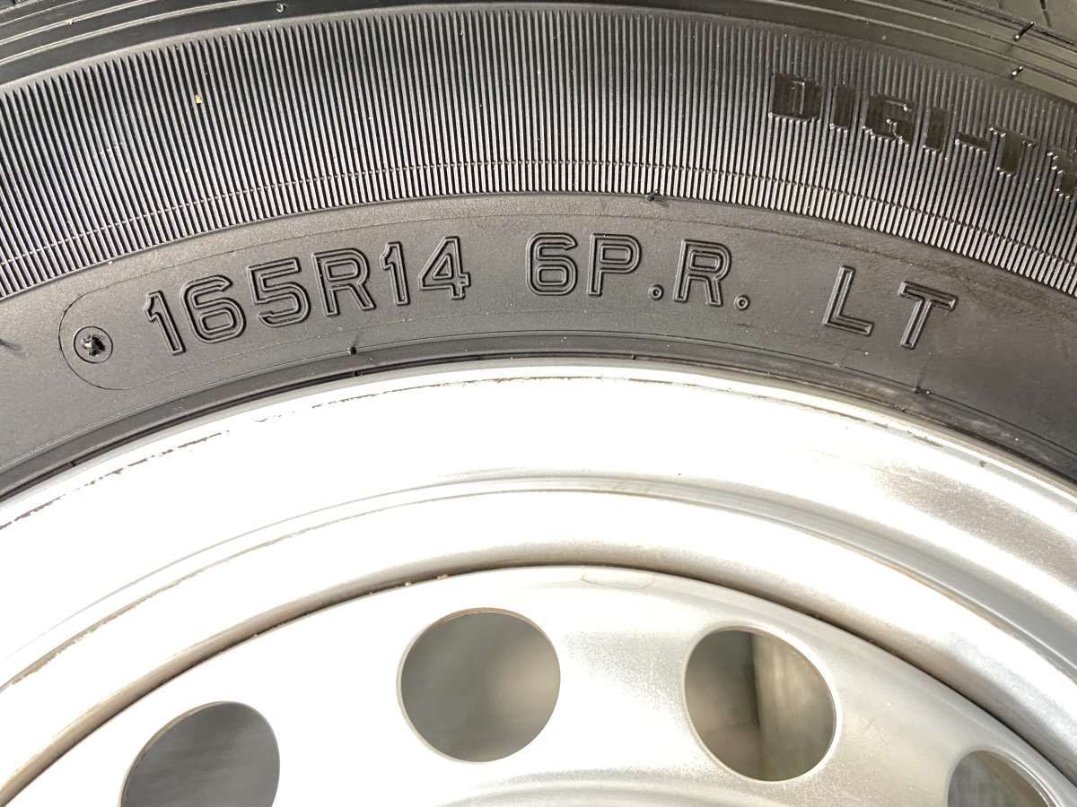 165R14 6PR ダンロップ エナセーブ VAN01 日産純正 14x5.0 100-4穴 