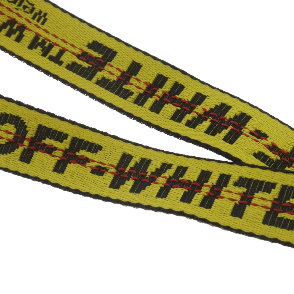 OFF-WHITE (オフホワイト) Industrial Key Chain インダストリアル ロゴ キー チェーン キーホルダー ストラップ  イエロー - メルカリ