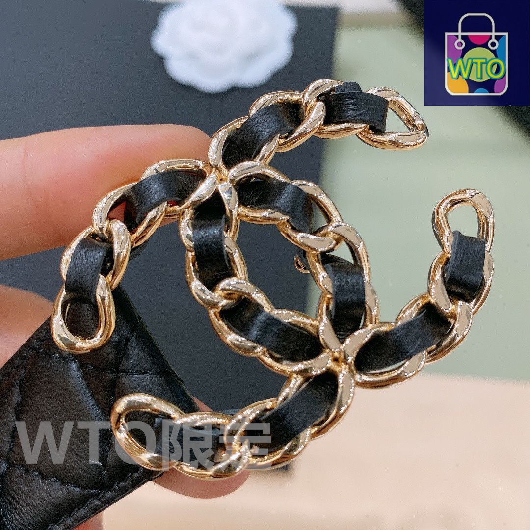 今日特価】Chanel シャネル レザーベルト - メルカリ