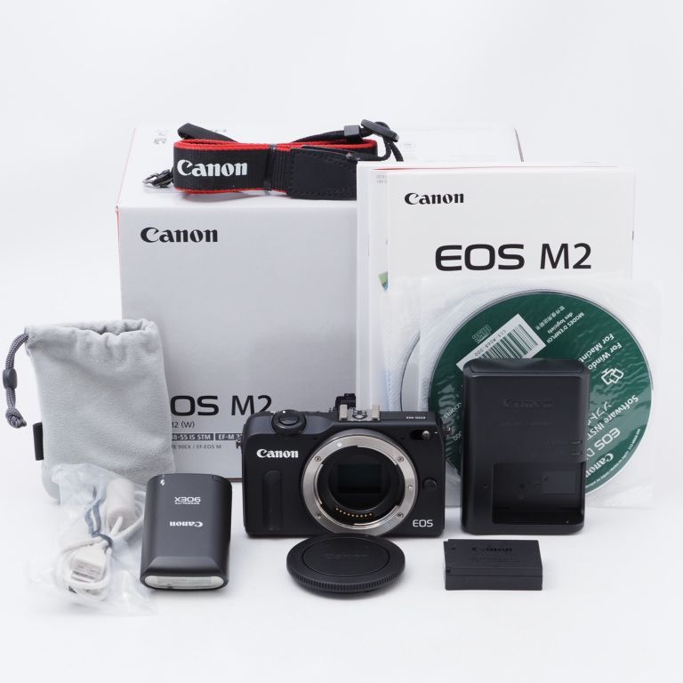 Canon ミラーレス一眼カメラ EOS M2 ボディ(ブラック) EOSM2BK-BODY