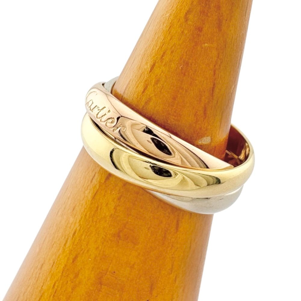 カルティエ トリニティ リング 指輪 13号 18金 K18イエローゴールド  