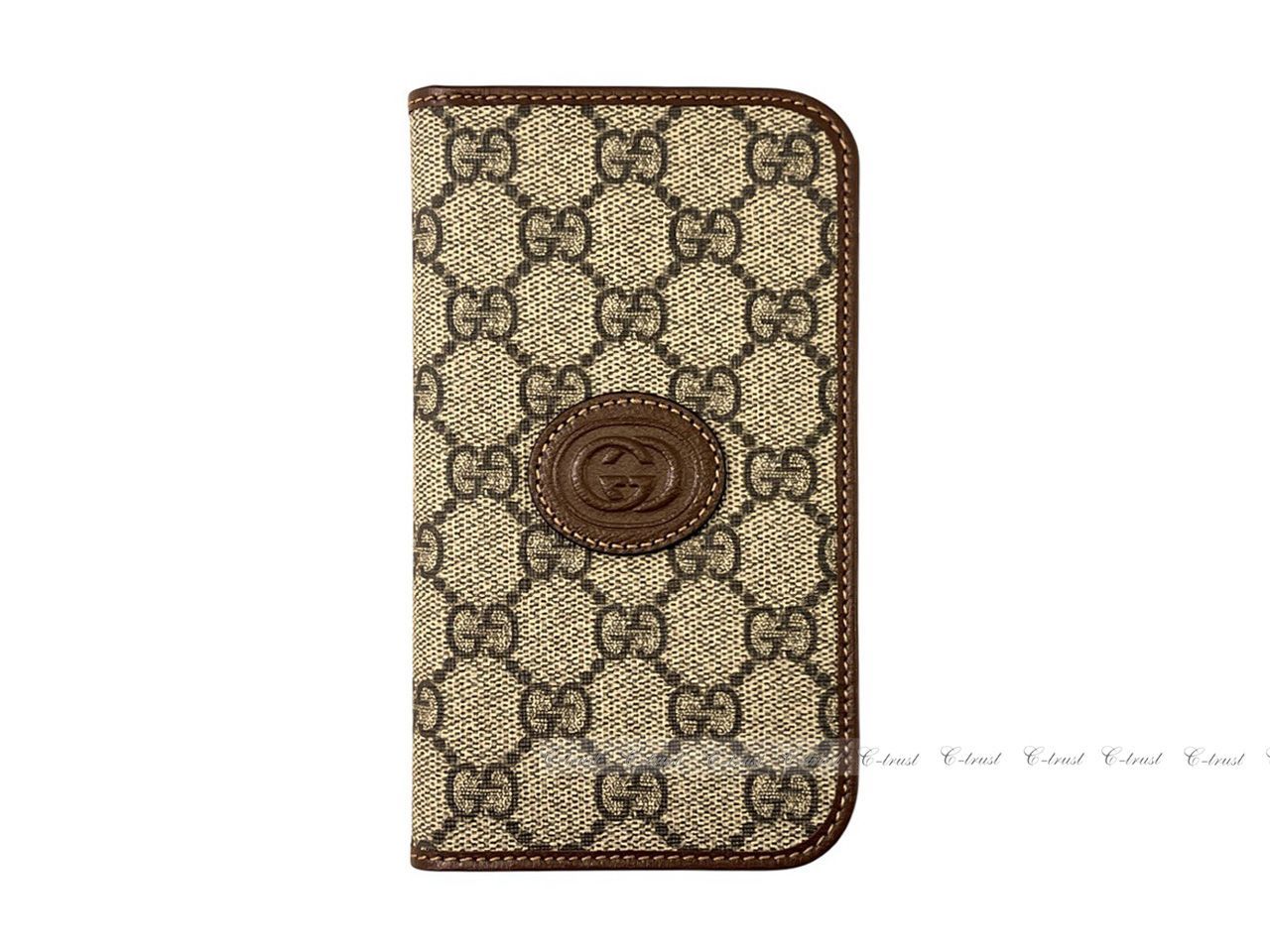 GUCCI グッチ iPhone 15 ケース スマホ 手帳 財布 カード GG