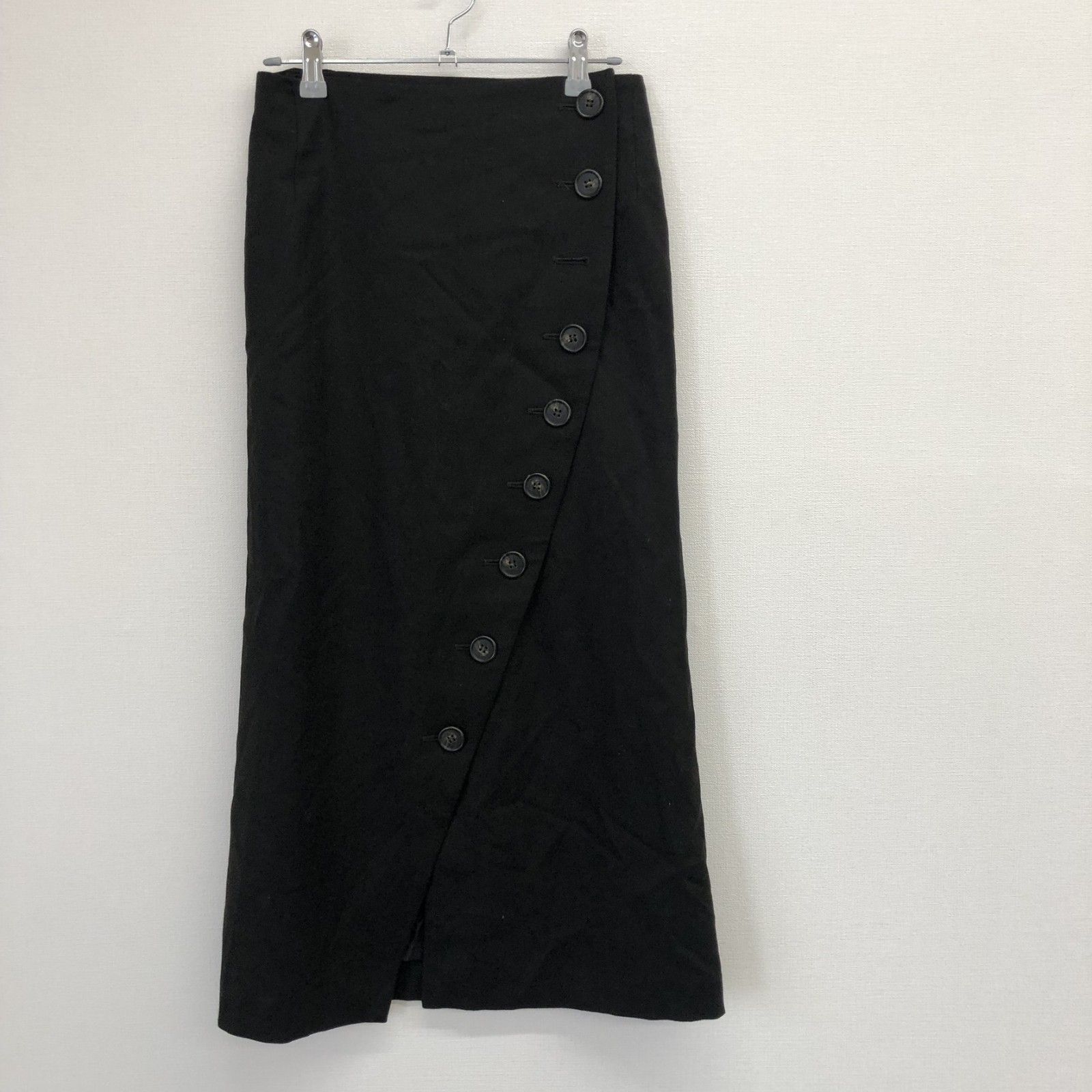 PRIDE】プライド 黒系 ロングスカート 無地 シンプル マーメイド ハイ  