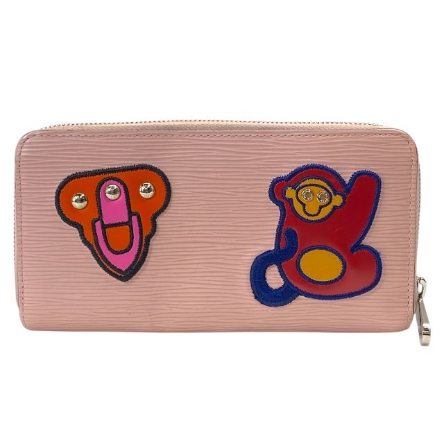 ルイヴィトン M63377 LVストーリーズ エピ ジッピー ウォレット ラウンドファスナー 長財布 レザー ピンク LOUIS VUITTON レディース 女性 メンズ 男性 ユニセックス ギフト プレゼント バッグ カバン 財布 小物 ジュエリー