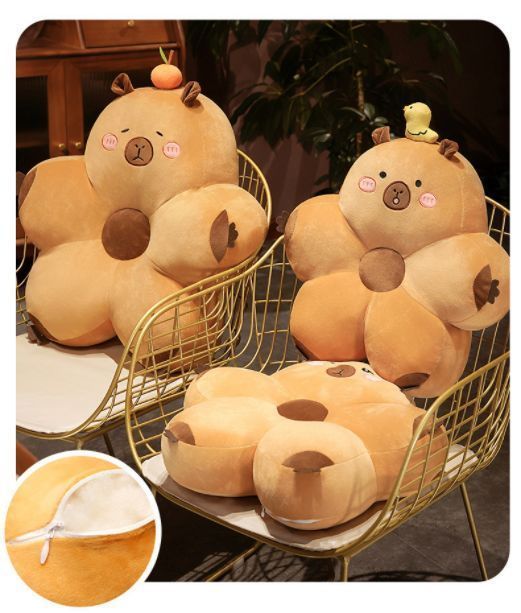 【新品未使用】カピバラ ぬいぐるみ 動物 抱き枕 プレゼント 誕生日 子供 友達 ギフト かぴばら かわいい 飾り 置き物