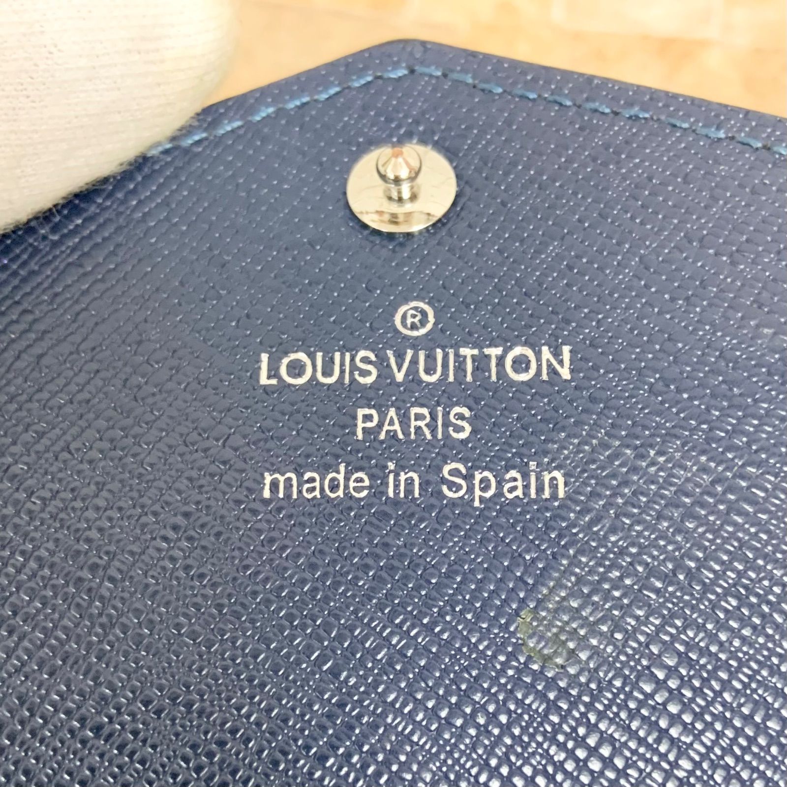 Louis Vuitton 長財布 ネイビー Louis Vuitton モノグラム 長財布 ネイビー - メルカリ