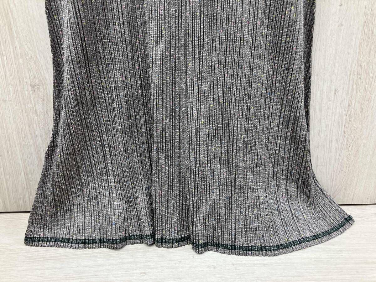 グレー PLEATS PLEASE ワンピース イッセイ ミヤケ サイズ5