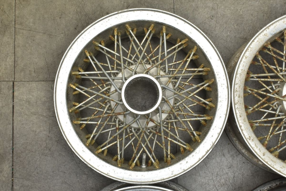 希少品】ALMIC WIRE WHEEL WISER ワイザー 15in 6.5J +30 4本 マークII