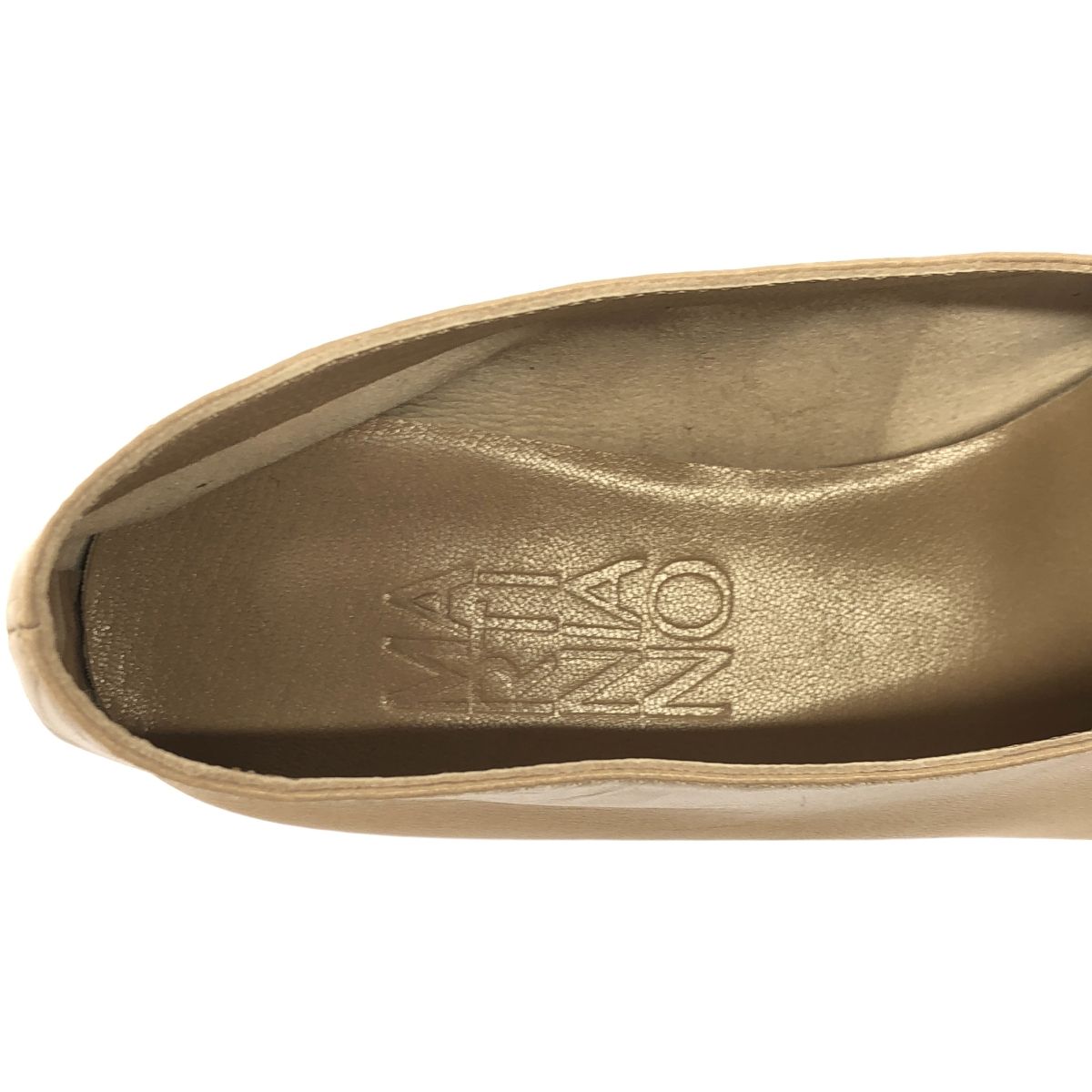 マルティニアーノ　MARTINIANO　size36 ベージュ MARTINIANO マルティニアーノ Glove フラットシューズ ベージュ