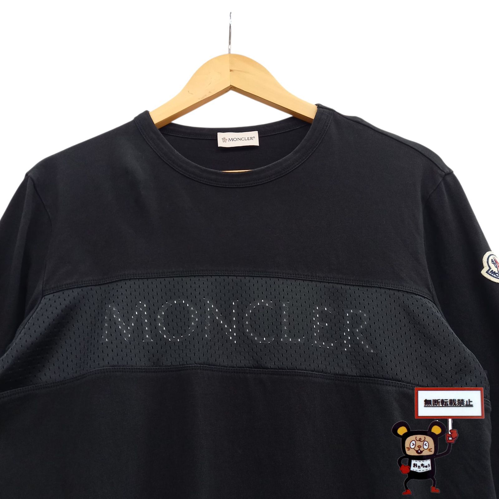 美品 正規 MONCLER ダメージ 製品染め加工 長袖 Tシャツ 502P▲ 69.MONCLER 長袖Tシャツ 【店舗併売品】 - メルカリ