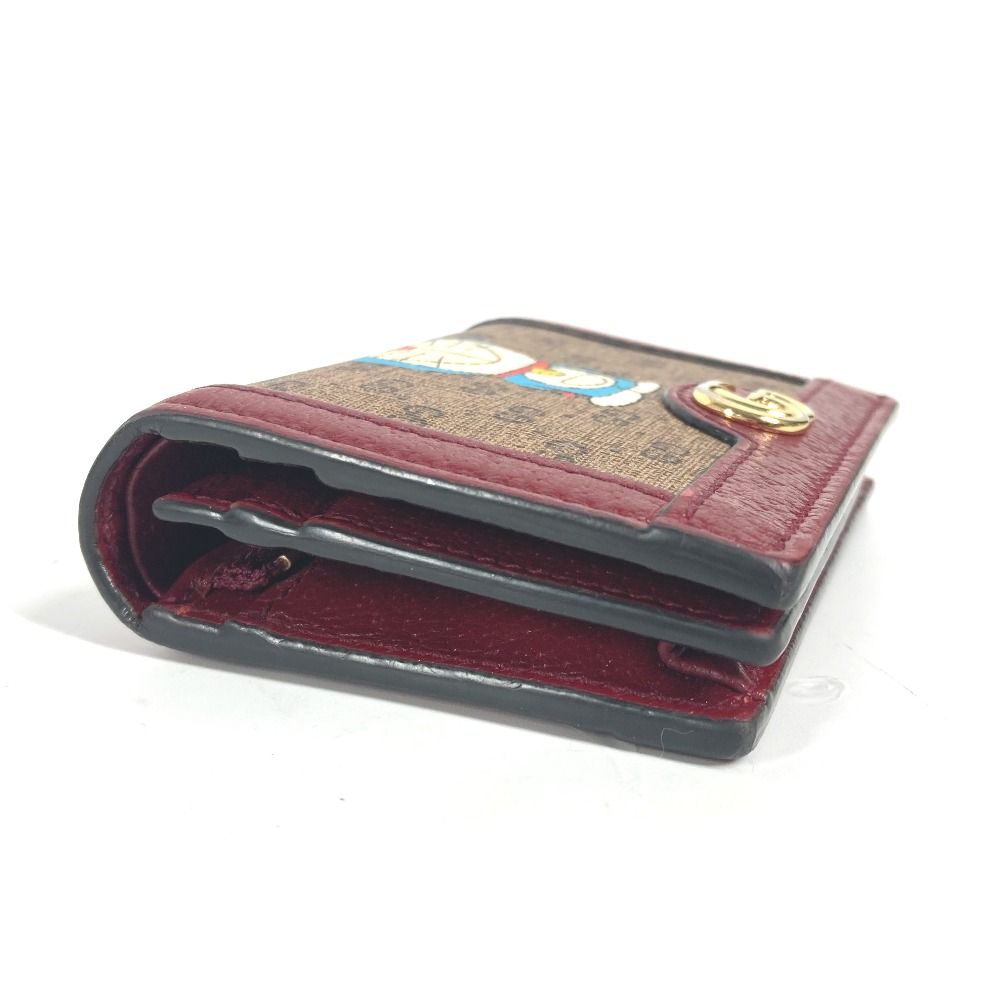 GUCCI 財布 GUCCI グッチ 2つ折り財布 ドラえもん×GUCCI 647788 GG
