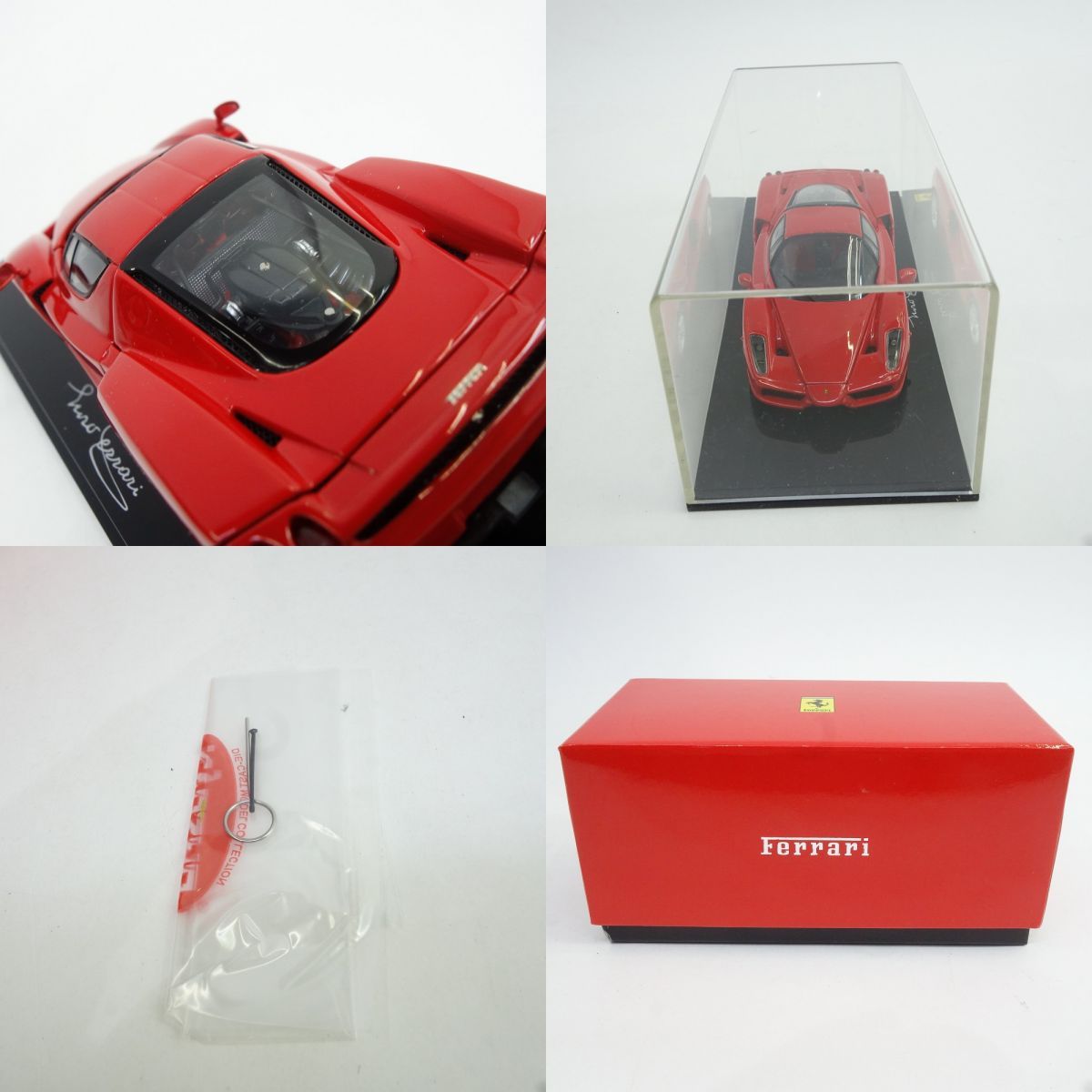 京商 1/43 フェラーリ エンツォ(レッド) 京商 1/43 フェラーリ エンツォ レッド ミニカー ※中古/難有