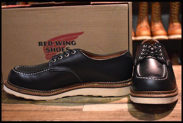 10D 箱付 美品 17年】レッドウィング 8106 オックスフォード 黒 ブラッククローム モックトゥ ローカット ブーツ redwing  HOPESMORE【EQ325】 - メルカリ