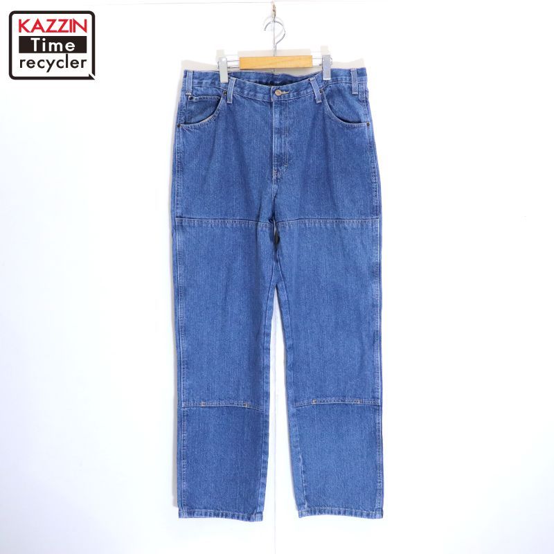 00s Dickies デニム ダブルニー ペインターパンツ メンズ XLサイズ相当 ビッグサイズ オーバーサイズ
