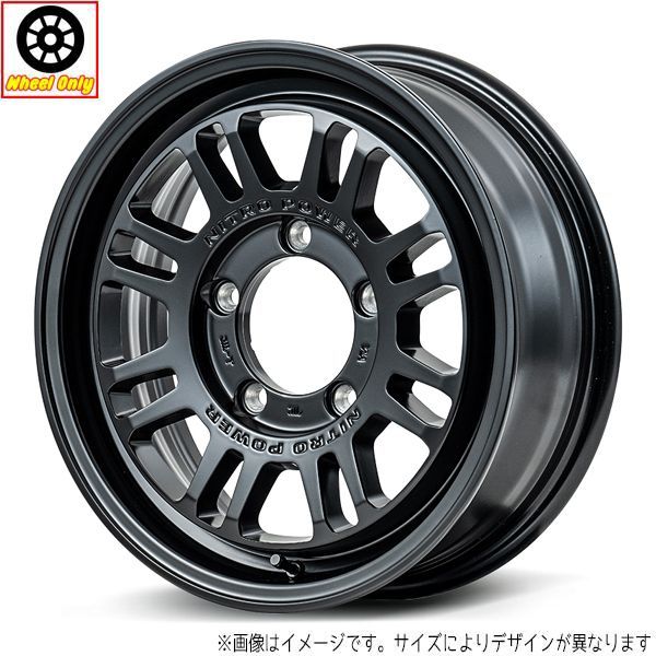 ジムニー JB64 JB23 16インチ アルミホイール 5穴139.7 | MID ナイトロパワー M16 アサルト 5.5J +20 1本