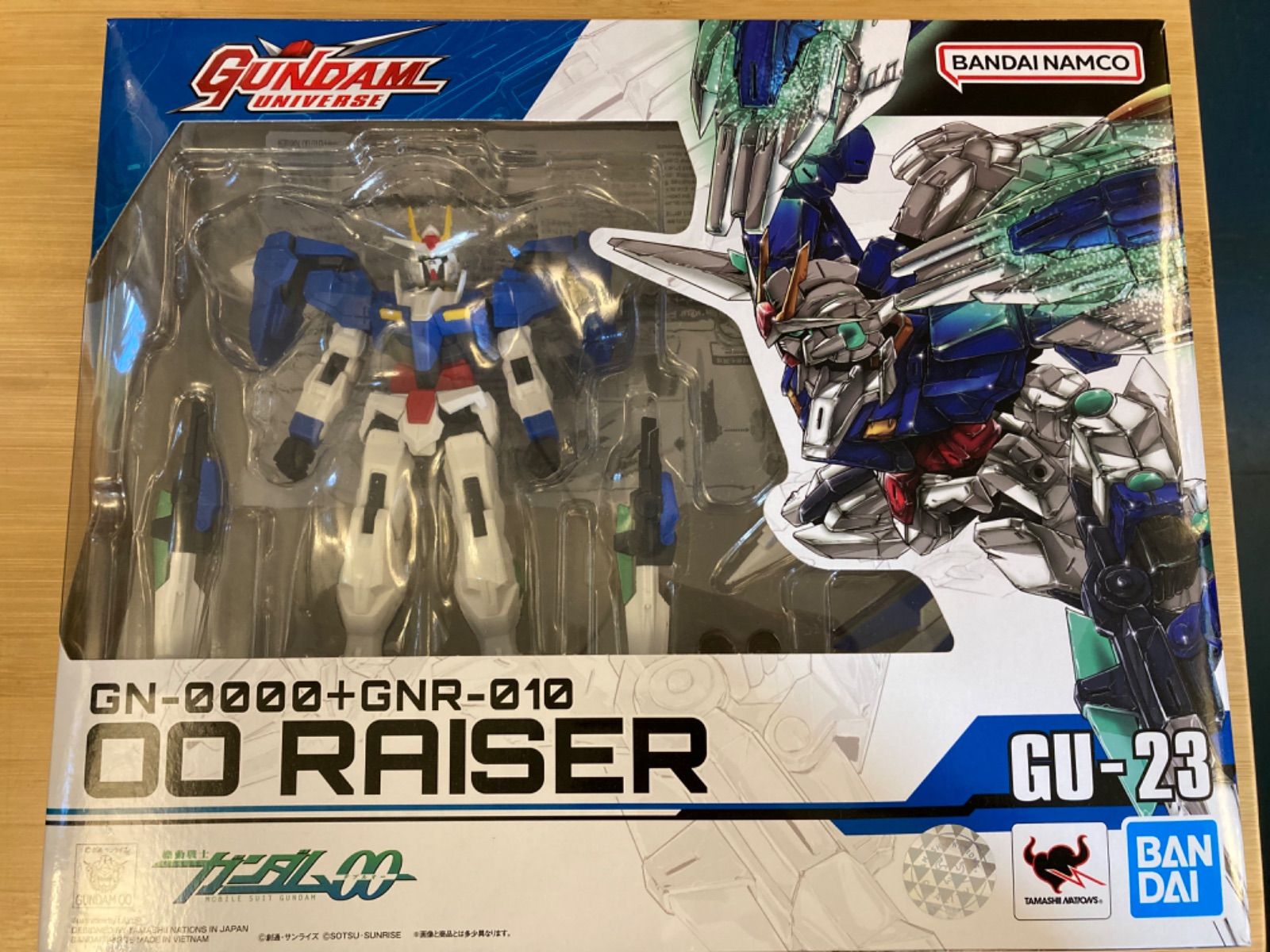 GUNDAM UNIVERSE 機動戦士ガンダム00 GN-0000＋GNR-010 00 RAISER 約