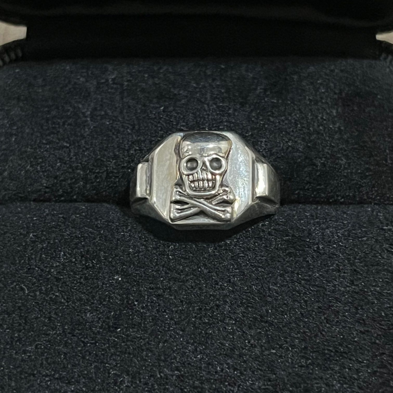 At Last ＆ Co（アットラスト） SKULL RING シルバー サイズ:9号-