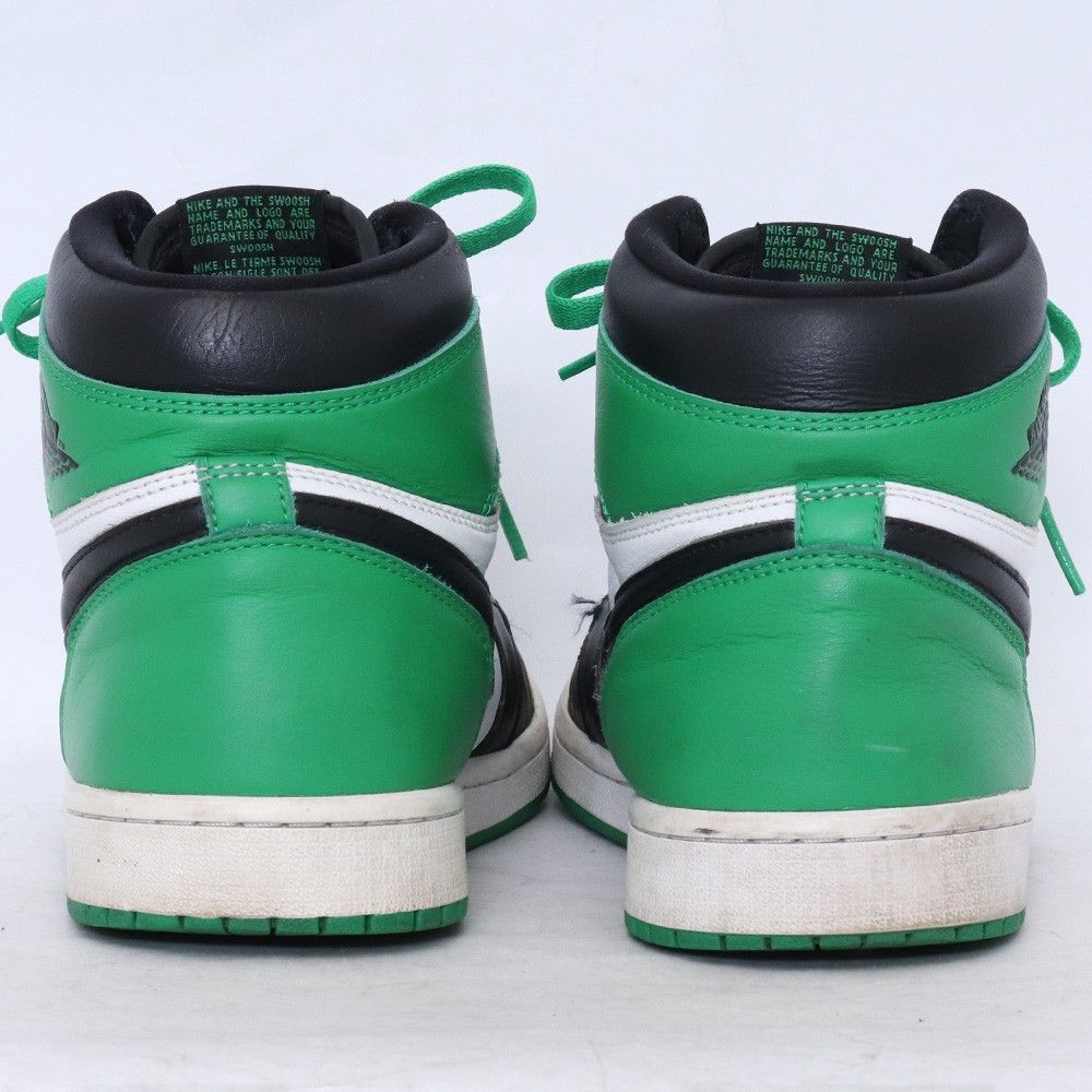 28cm NIKE Air Jordan 1 Retro High OG Celtics/Black and Lucky