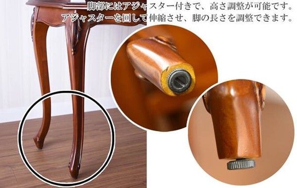 コンソールドレッサー＆スツールセットBR